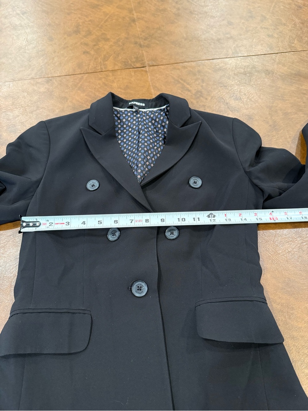 Express Black Double-Breasted Women's Blazer Jacket XS Workwear - Picture 6 of 9
